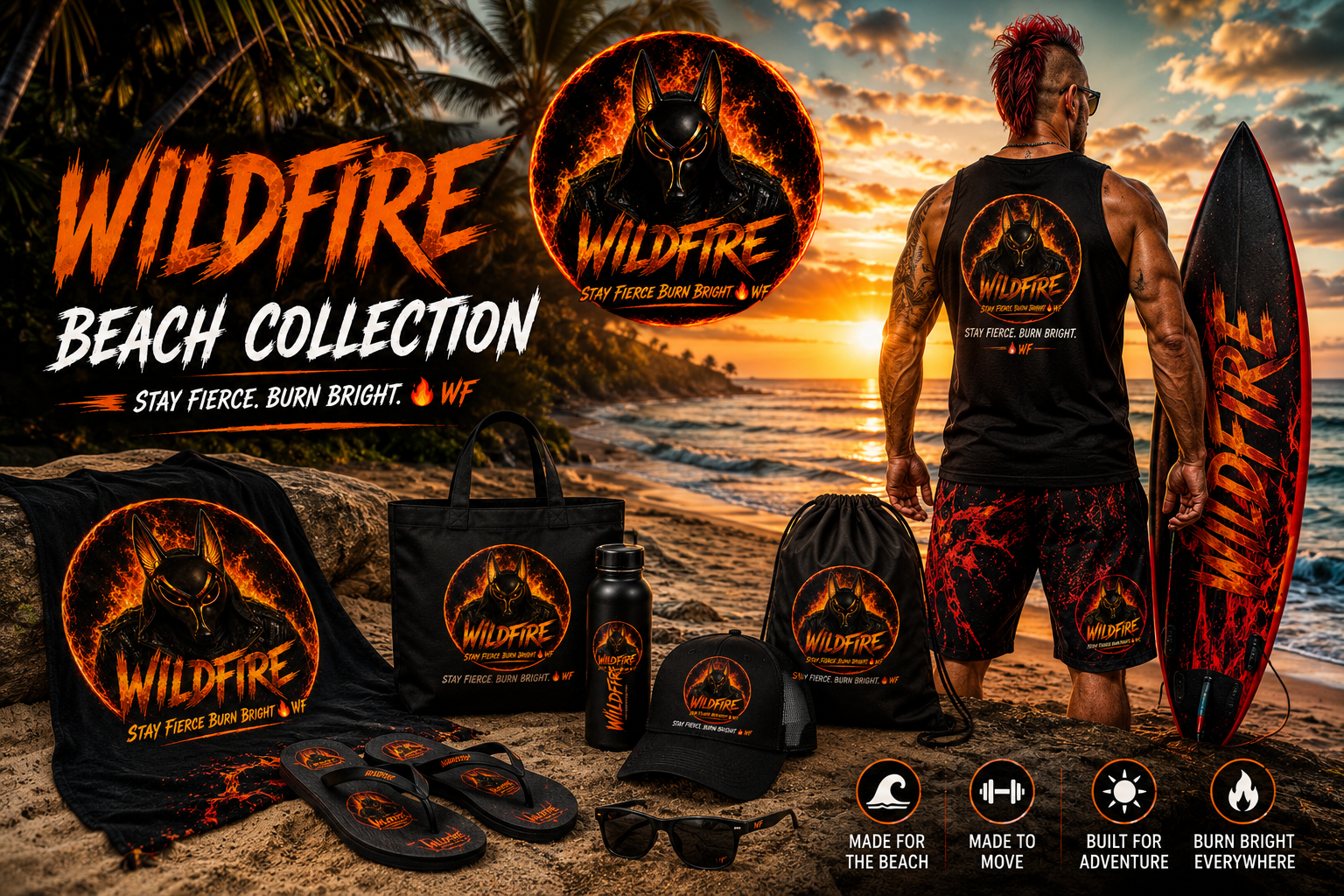 WILDFIRE Beach Collection.
