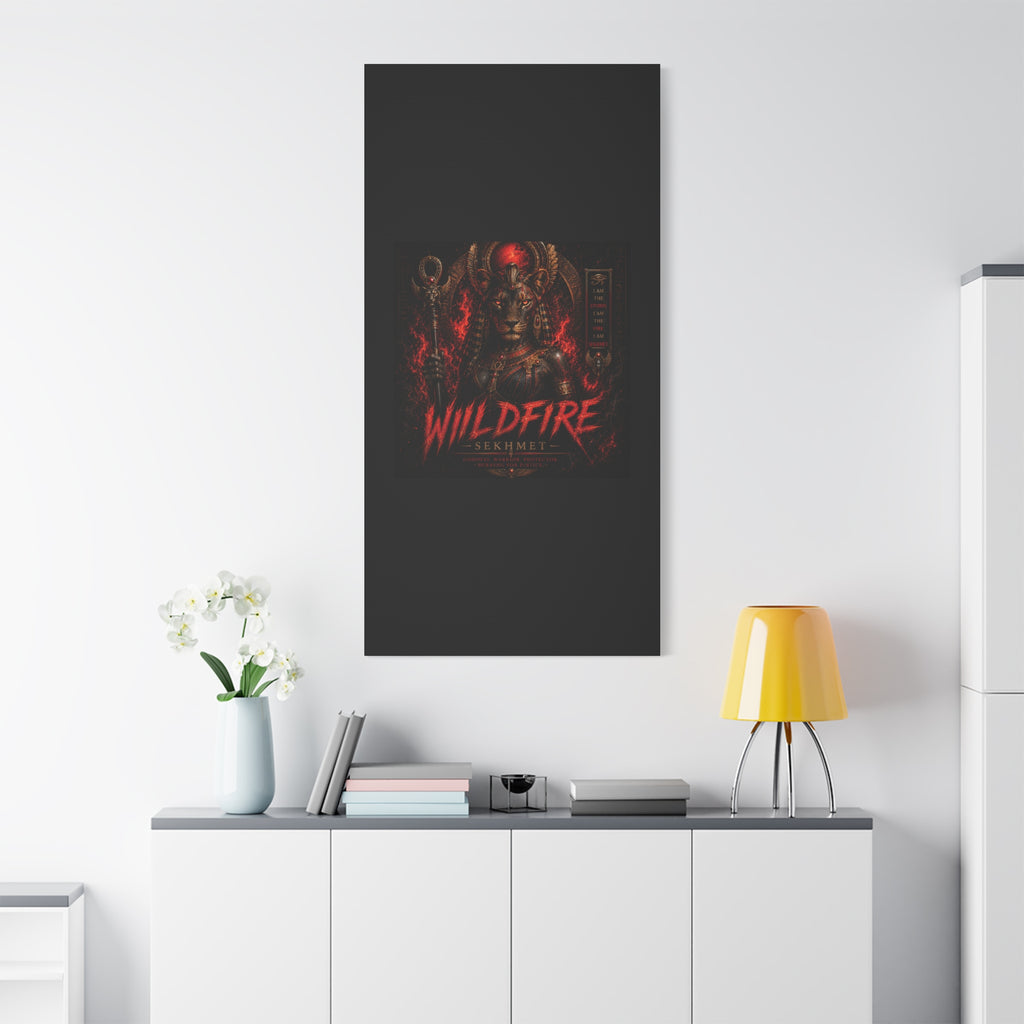 Wildfire Sekhmet Canvas — ‘WILDFIRE Matte Stretched Wall Art