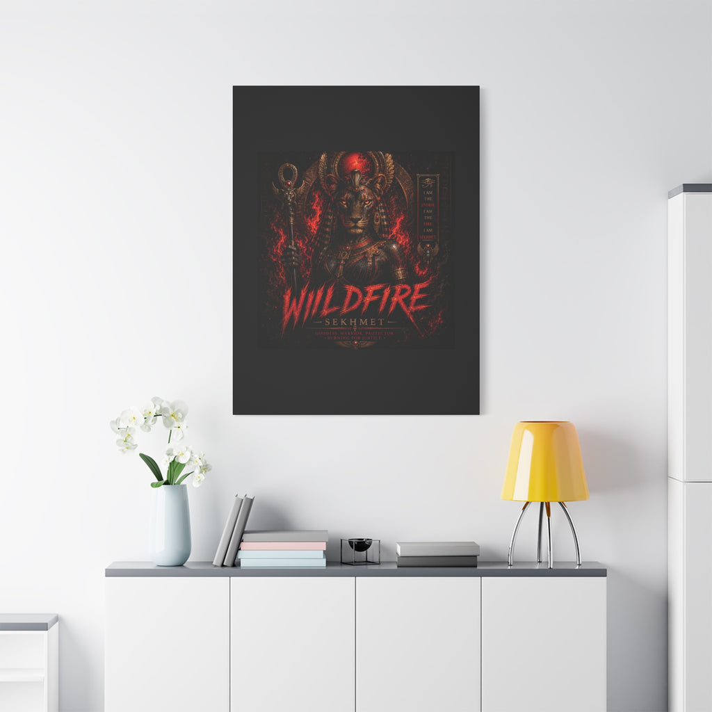 Wildfire Sekhmet Canvas — ‘WILDFIRE Matte Stretched Wall Art