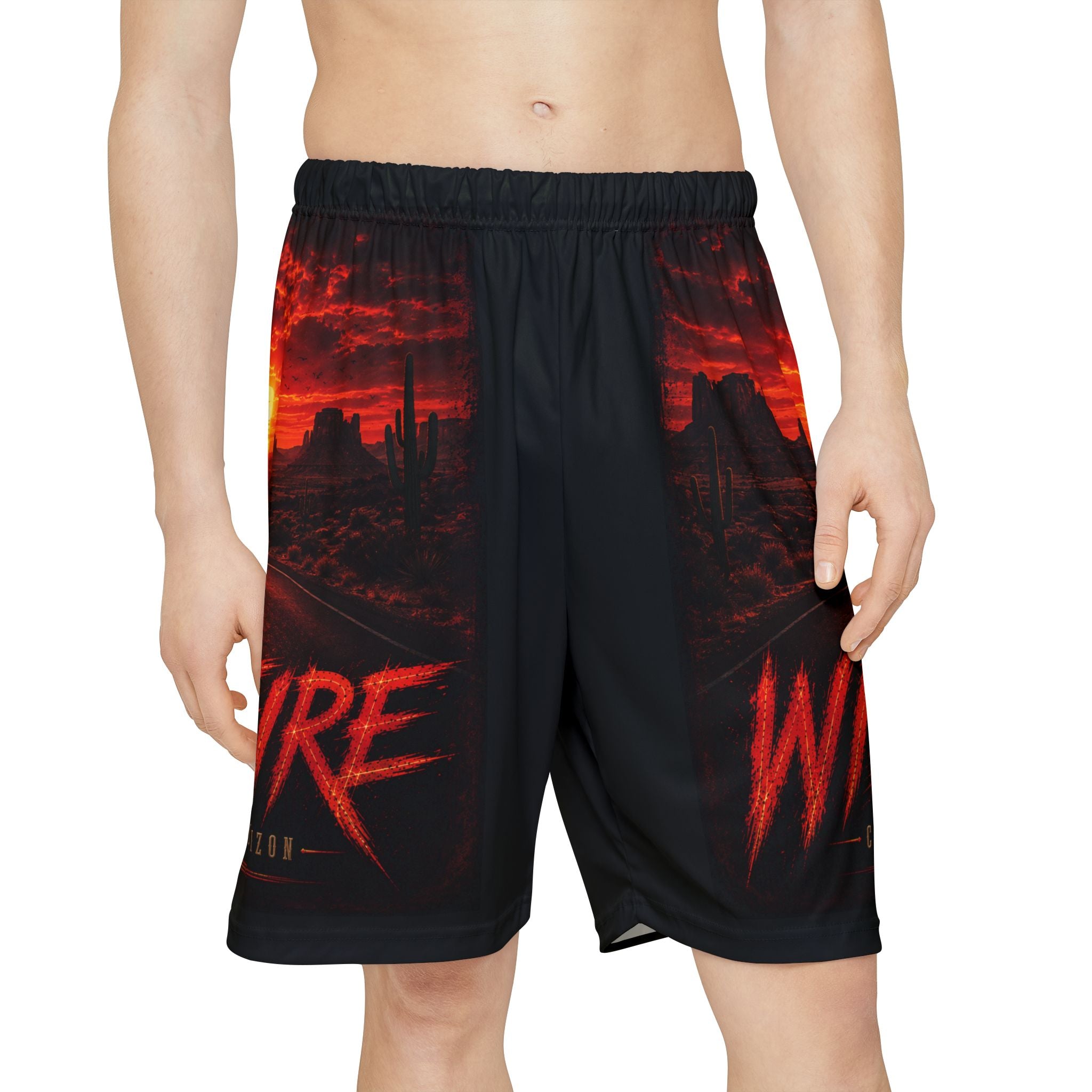 Wildfire Chase The Horizon Basketball Shorts — Men’s Athletic Shorts