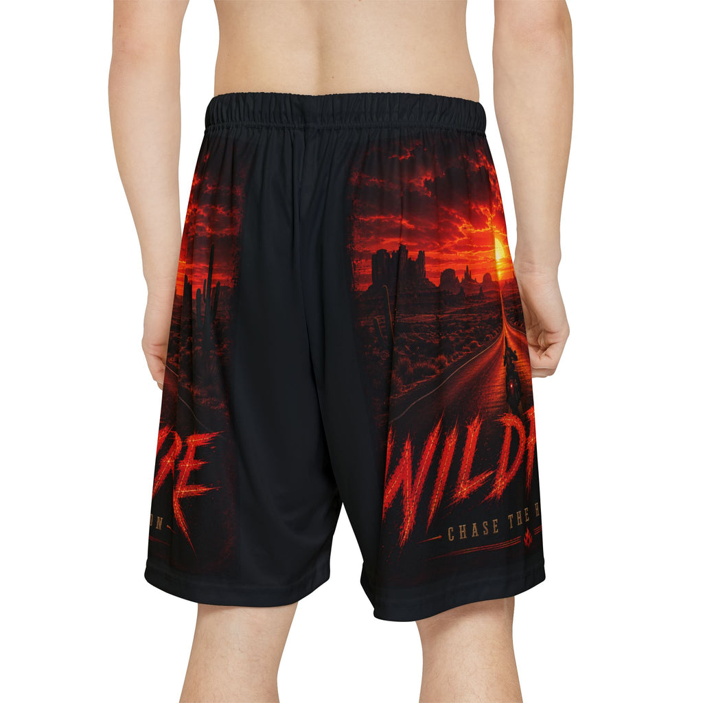 Wildfire Chase The Horizon Basketball Shorts — Men’s Athletic Shorts