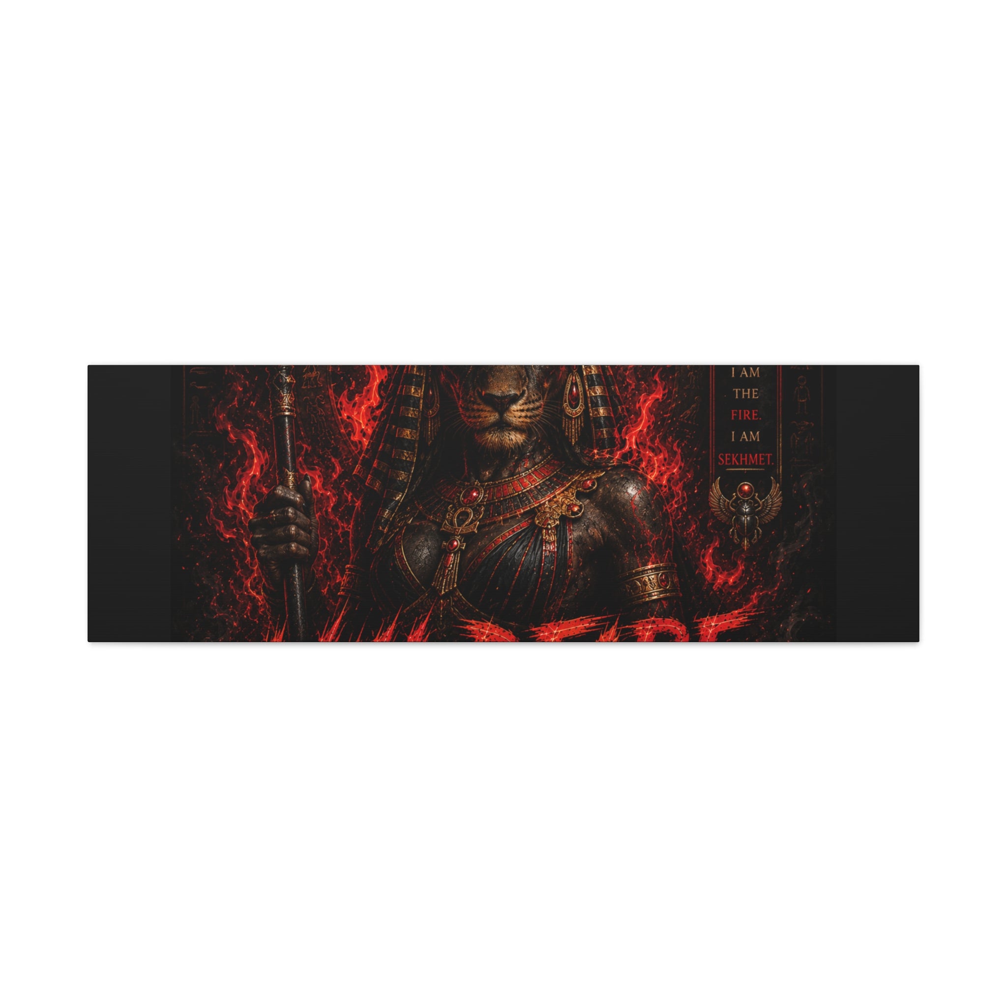 Wildfire Sekhmet Canvas — ‘WILDFIRE Matte Stretched Wall Art