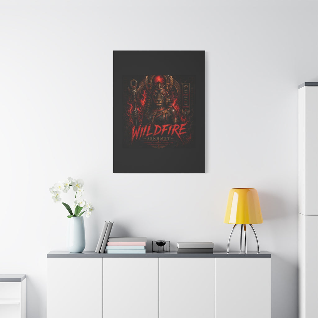 Wildfire Sekhmet Canvas — ‘WILDFIRE Matte Stretched Wall Art