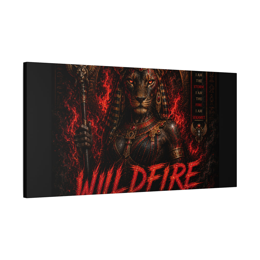 Wildfire Sekhmet Canvas — ‘WILDFIRE Matte Stretched Wall Art