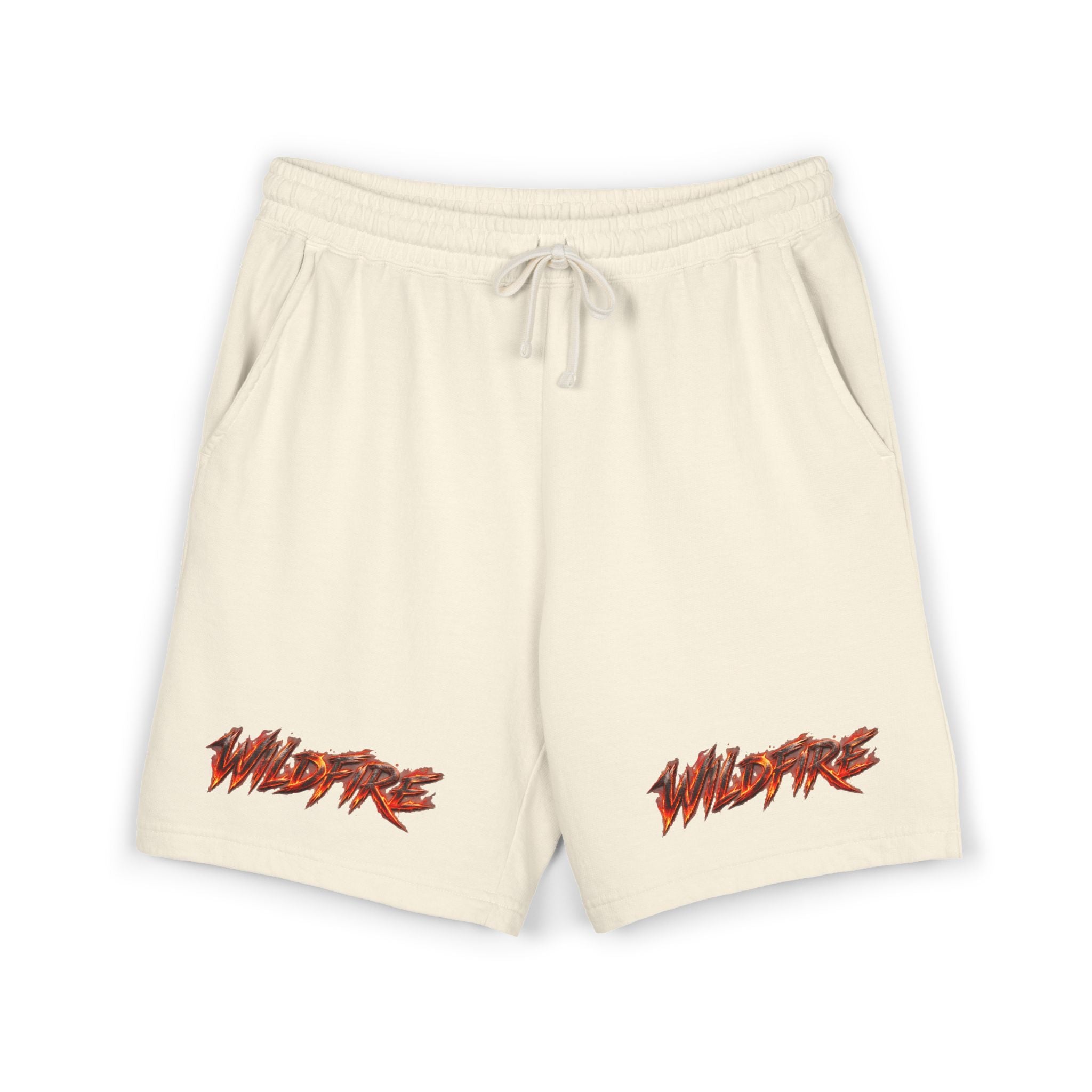 Wildfire Anubis Graphic Sweat Shorts — Lightweight Fleece Lounge Shorts