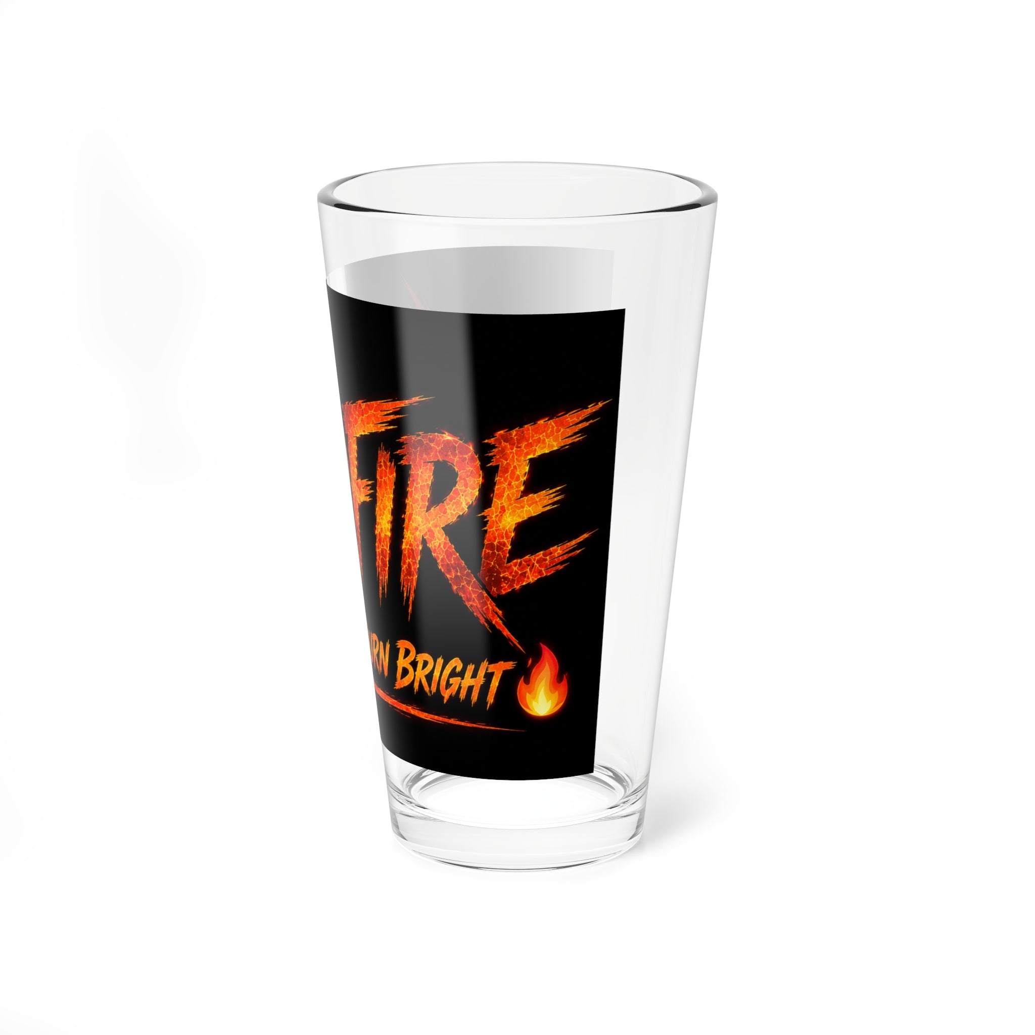 Wildfire Mixing Glass — 16oz ‘Stay Fierce’ Flame Logo Pint Glass