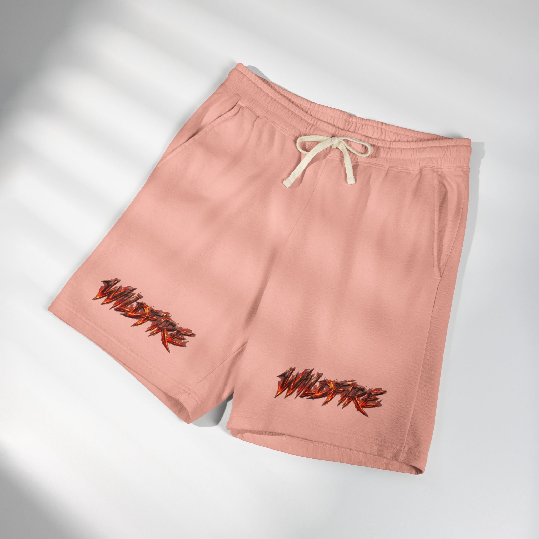 Wildfire Anubis Graphic Sweat Shorts — Lightweight Fleece Lounge Shorts