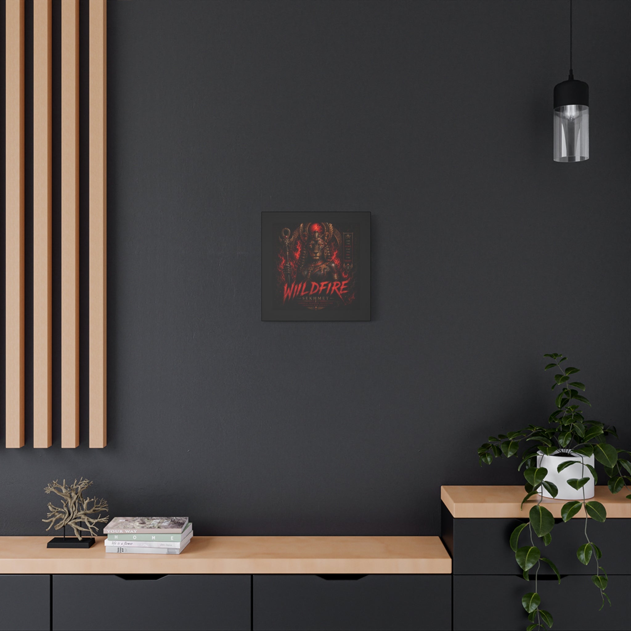 Wildfire Sekhmet Canvas — ‘WILDFIRE Matte Stretched Wall Art