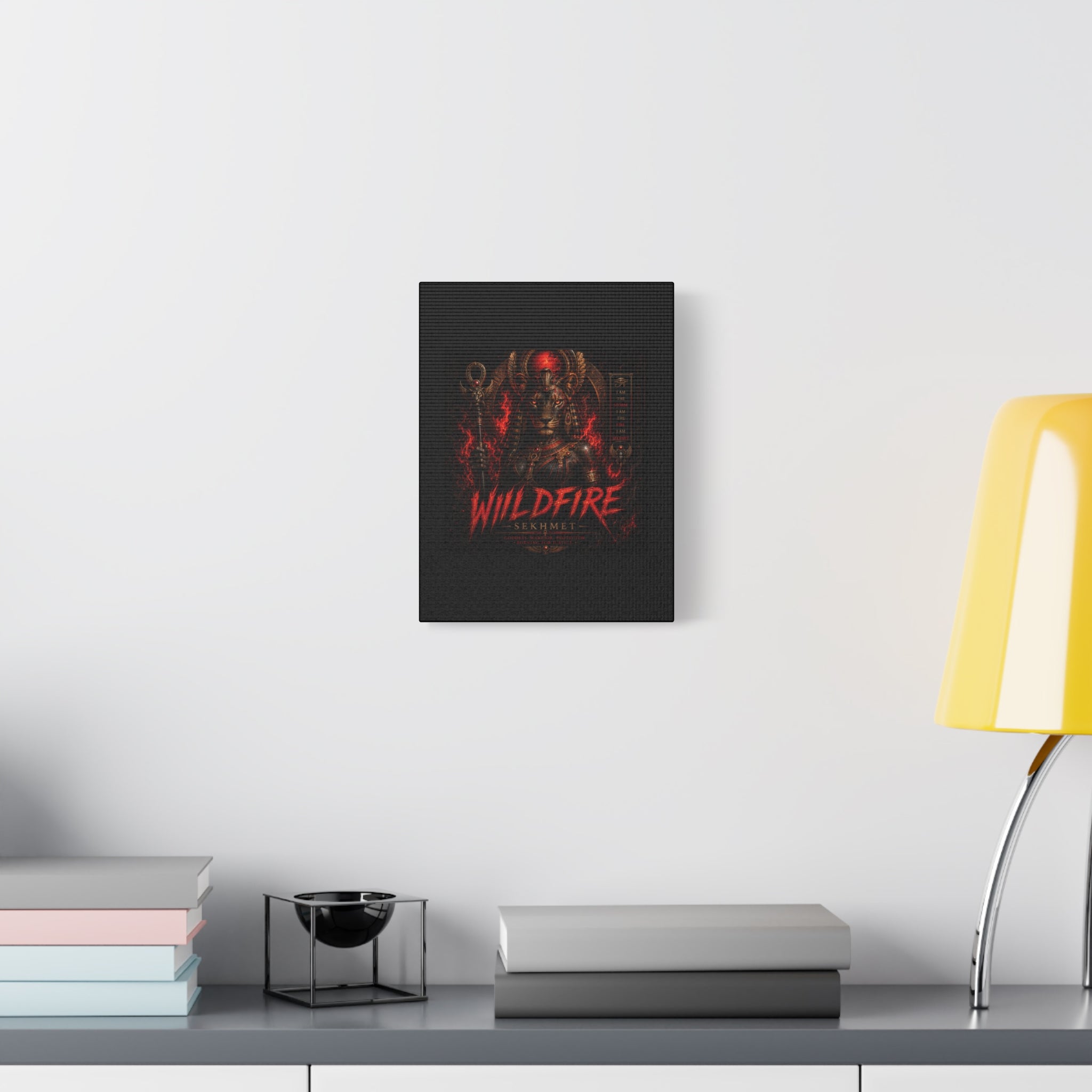 Wildfire Sekhmet Canvas — ‘WILDFIRE Matte Stretched Wall Art