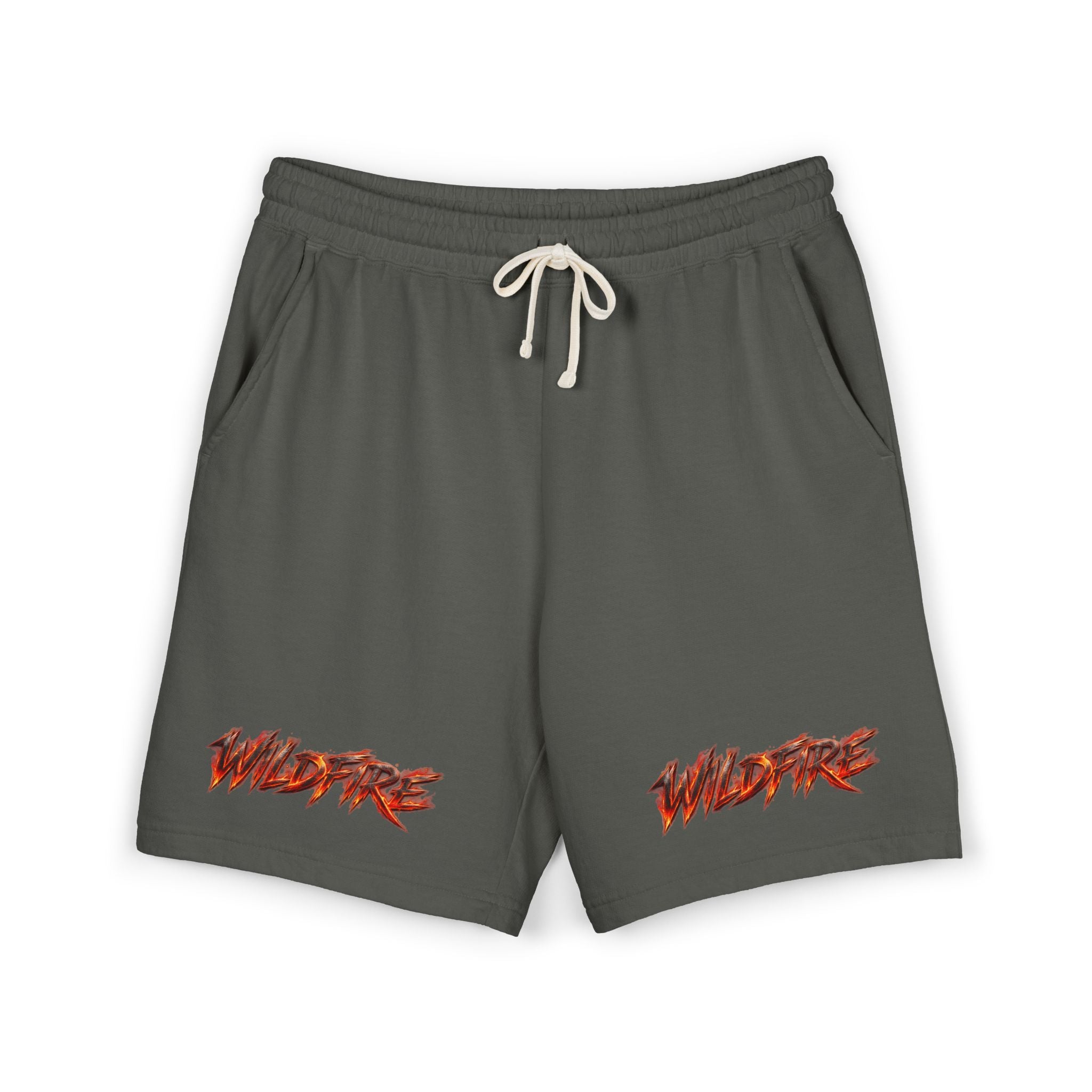 Wildfire Anubis Graphic Sweat Shorts — Lightweight Fleece Lounge Shorts