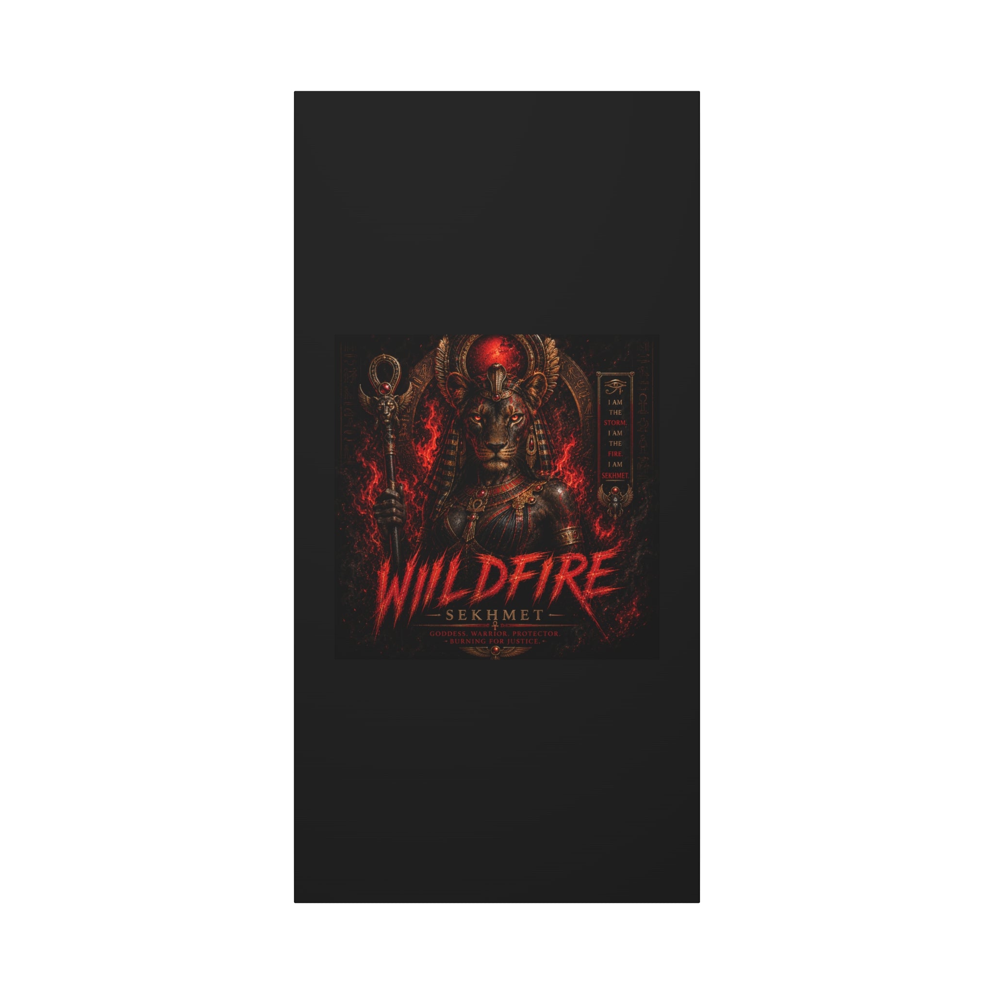 Wildfire Sekhmet Canvas — ‘WILDFIRE Matte Stretched Wall Art