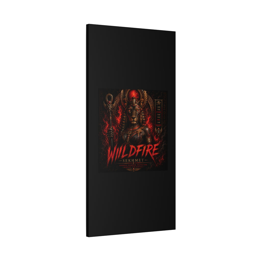 Wildfire Sekhmet Canvas — ‘WILDFIRE Matte Stretched Wall Art
