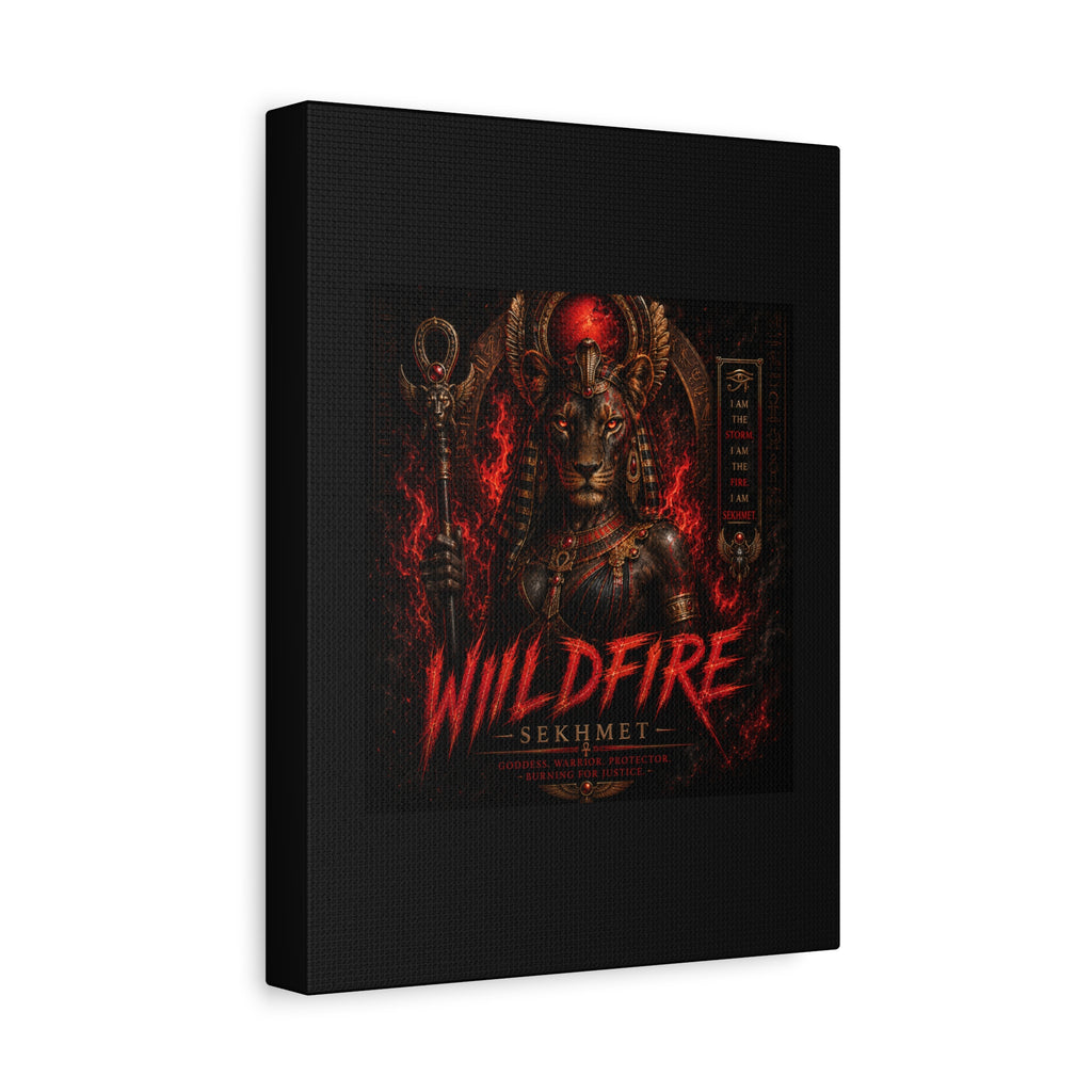 Wildfire Sekhmet Canvas — ‘WILDFIRE Matte Stretched Wall Art