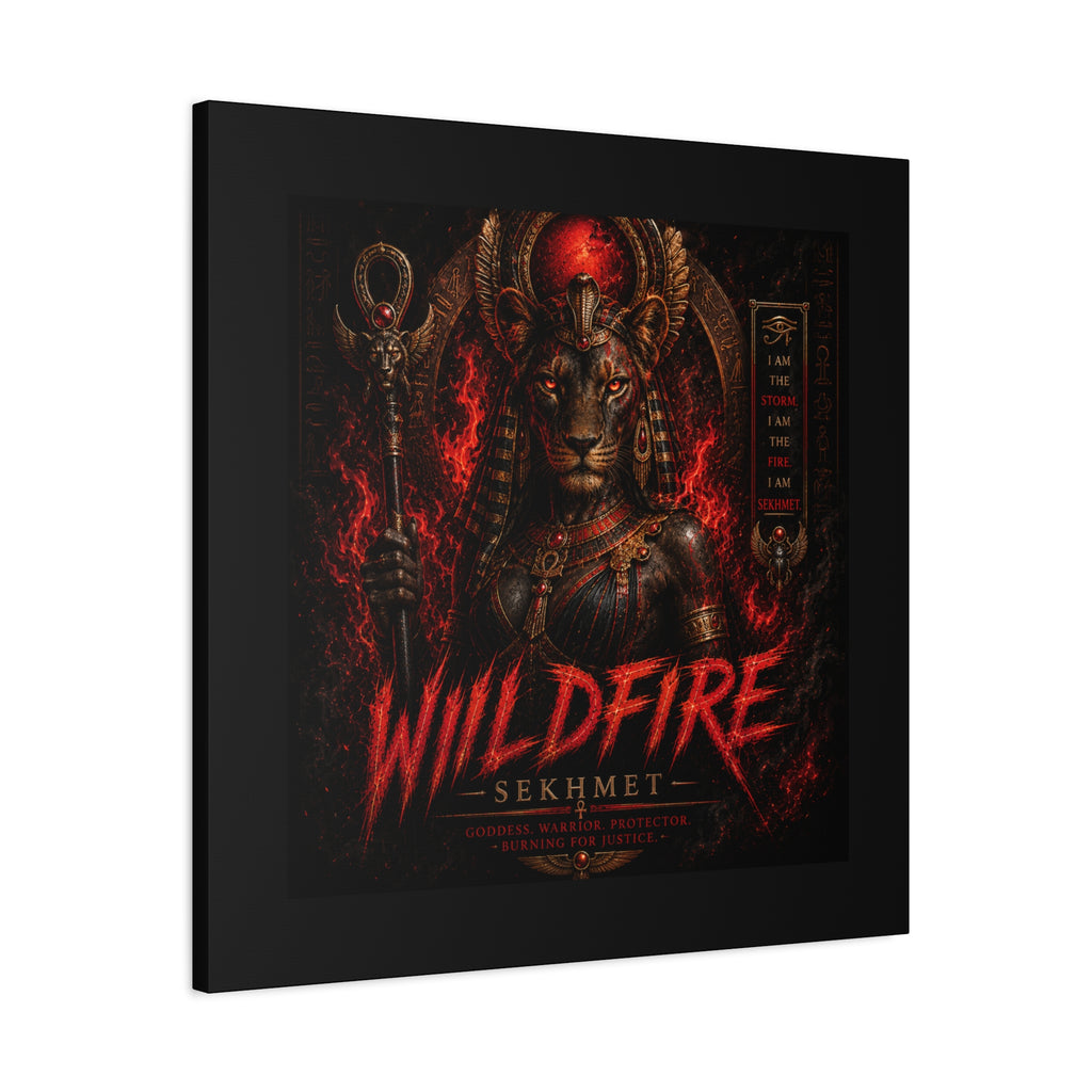 Wildfire Sekhmet Canvas — ‘WILDFIRE Matte Stretched Wall Art