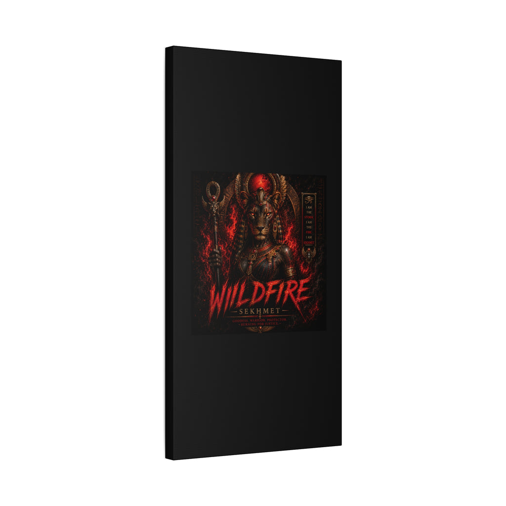 Wildfire Sekhmet Canvas — ‘WILDFIRE Matte Stretched Wall Art