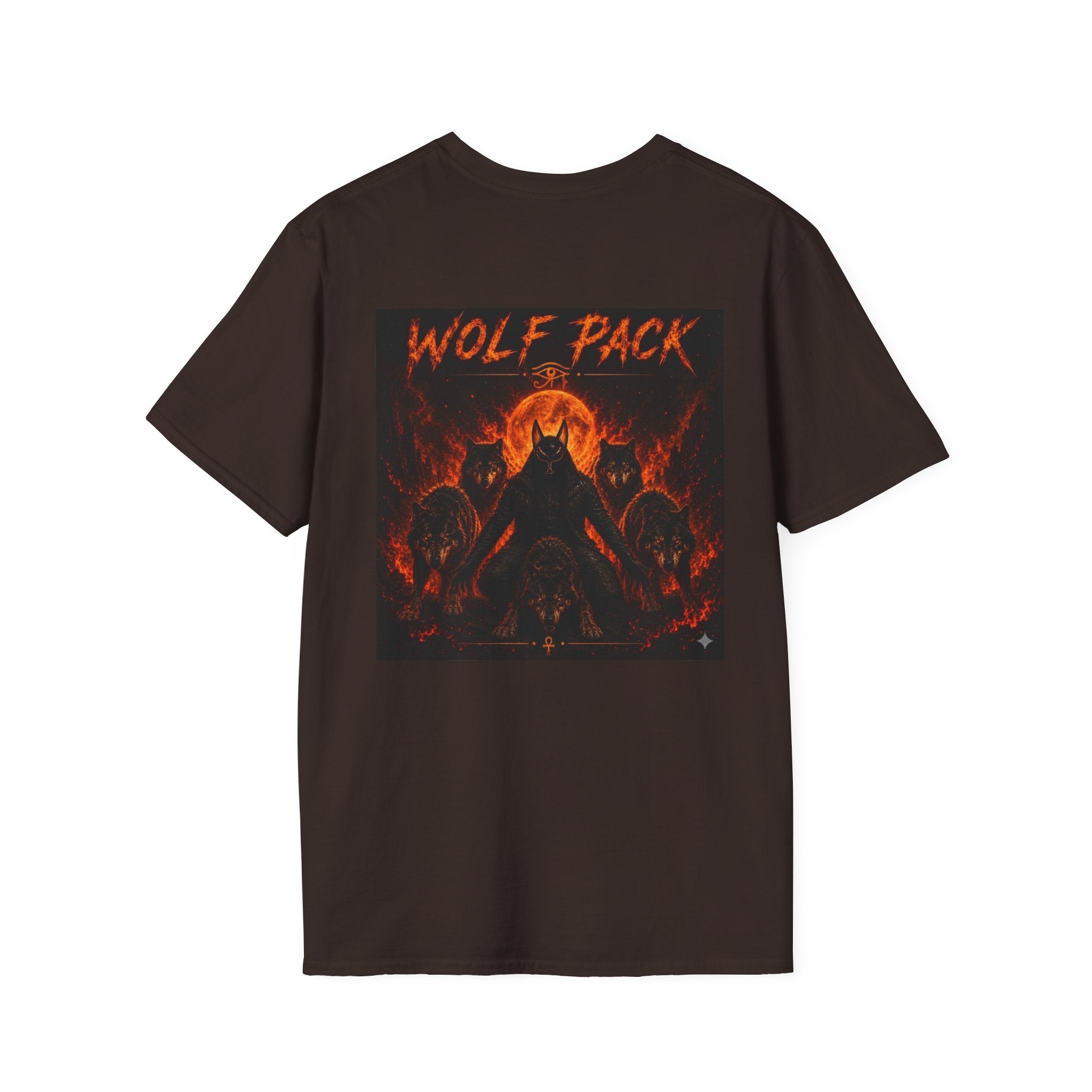 Wildfire Wolf Pack T-Shirt — Bold Flame Logo Tee