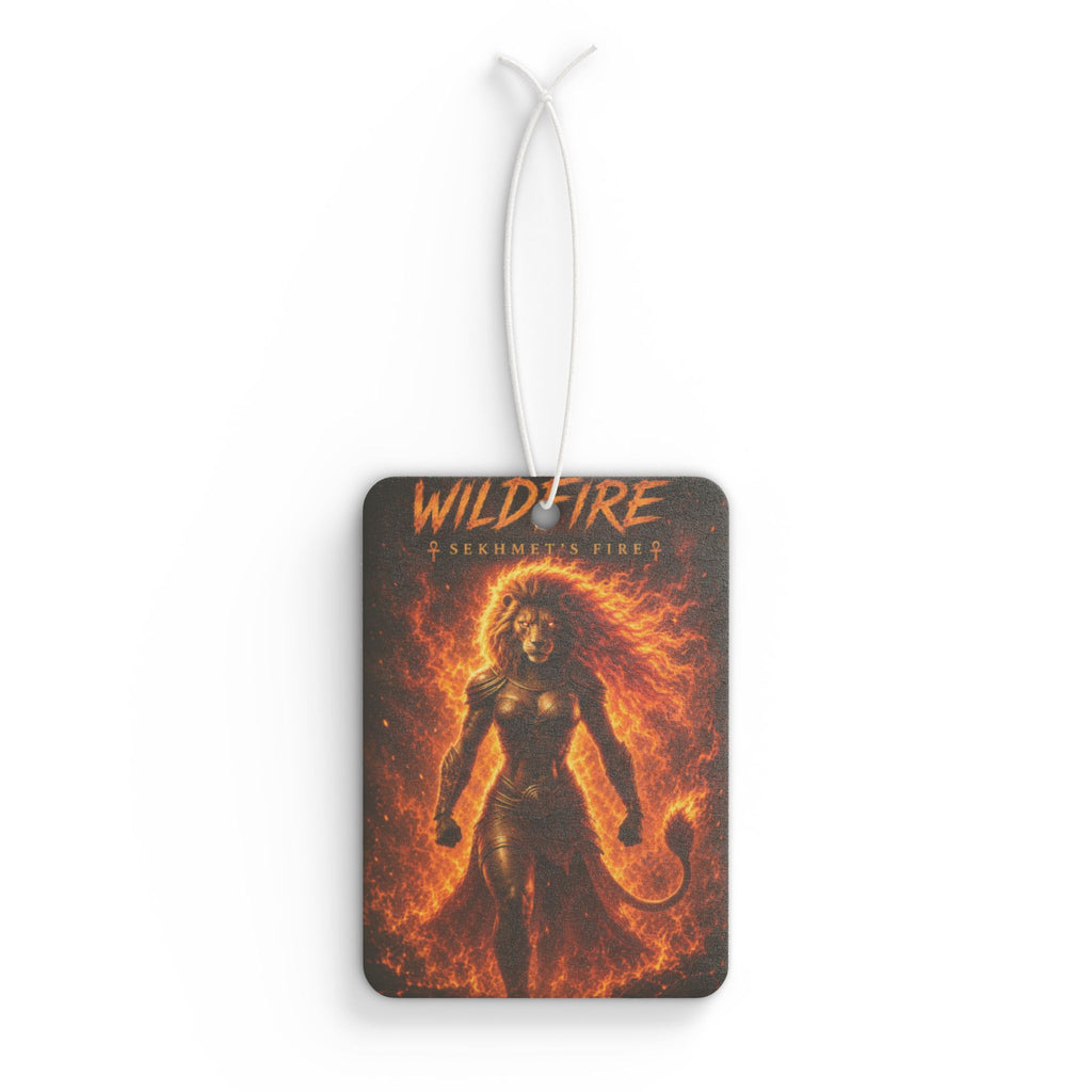 Wildfire Sekhmet Car Air Freshener – Fiery Mythical Scented Ornament
