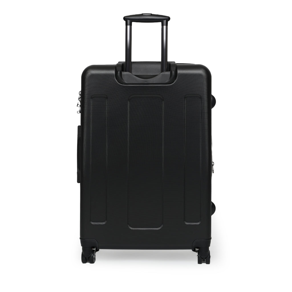 Wildfire Skull Carry-On Suitcase — Flame Skull 'Built From The Ashes' Luggage