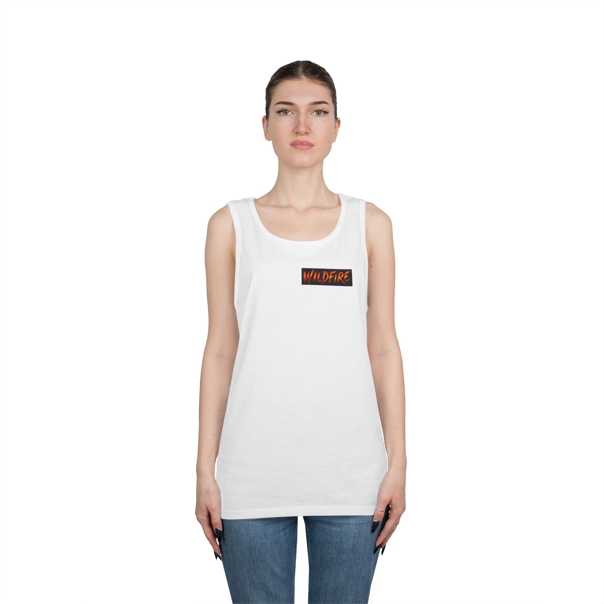 Wildfire Motorbike Tank Top — Wildfire Graphic Flame Freedom Tee