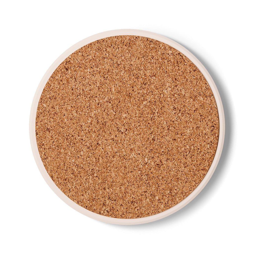 Wildfire Ceramic Coaster — Fiery Anubis Design, "Stay Fierce Burn Bright"