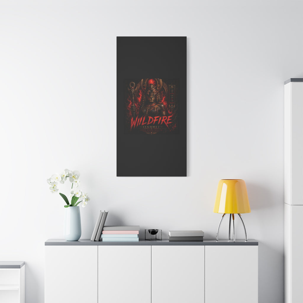 Wildfire Sekhmet Canvas — ‘WILDFIRE Matte Stretched Wall Art