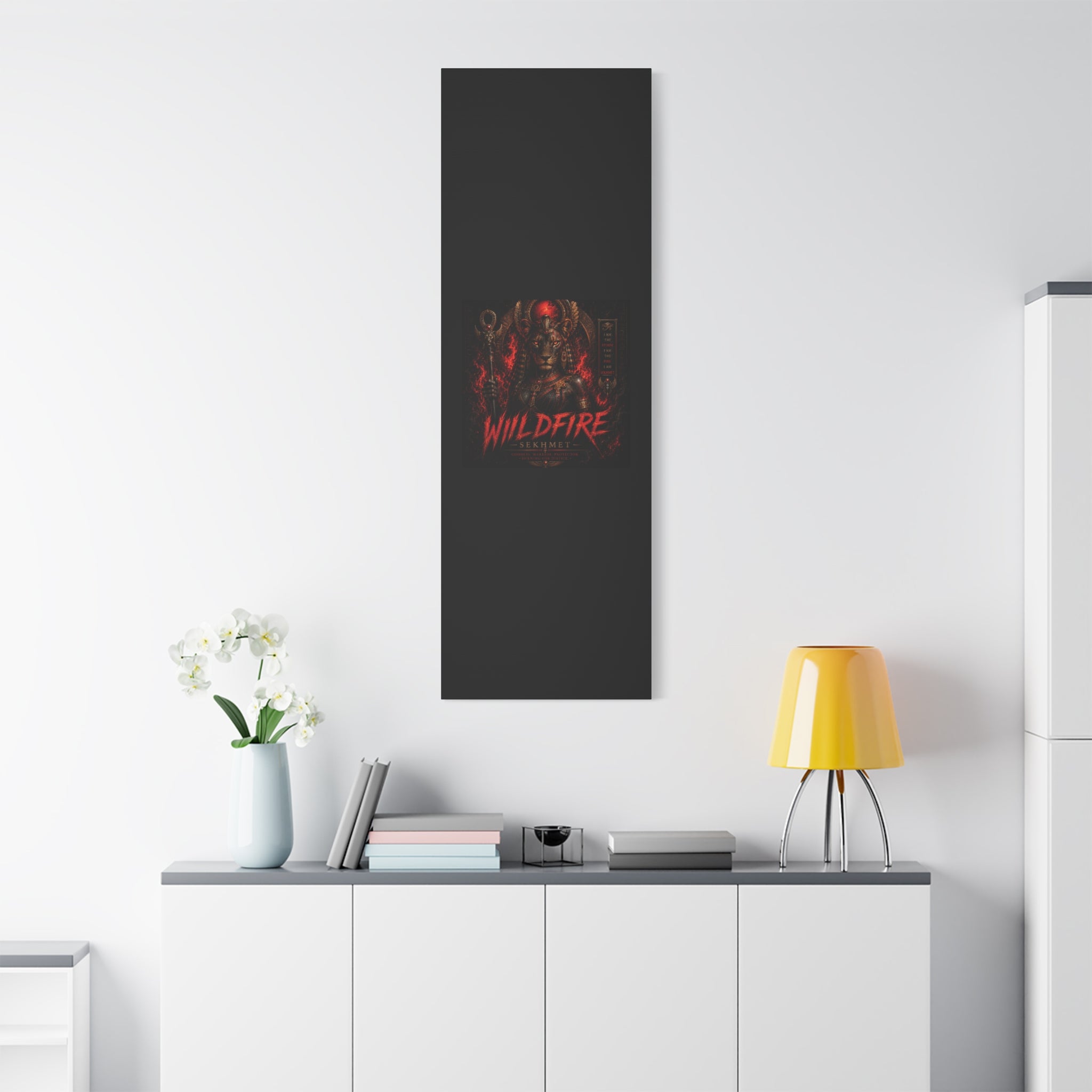 Wildfire Sekhmet Canvas — ‘WILDFIRE Matte Stretched Wall Art
