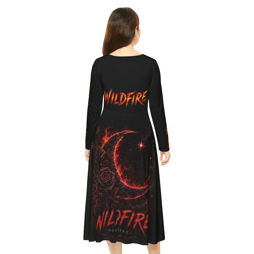 Wildfire Dance Dress — Moonfire Long Sleeve Performance Dress