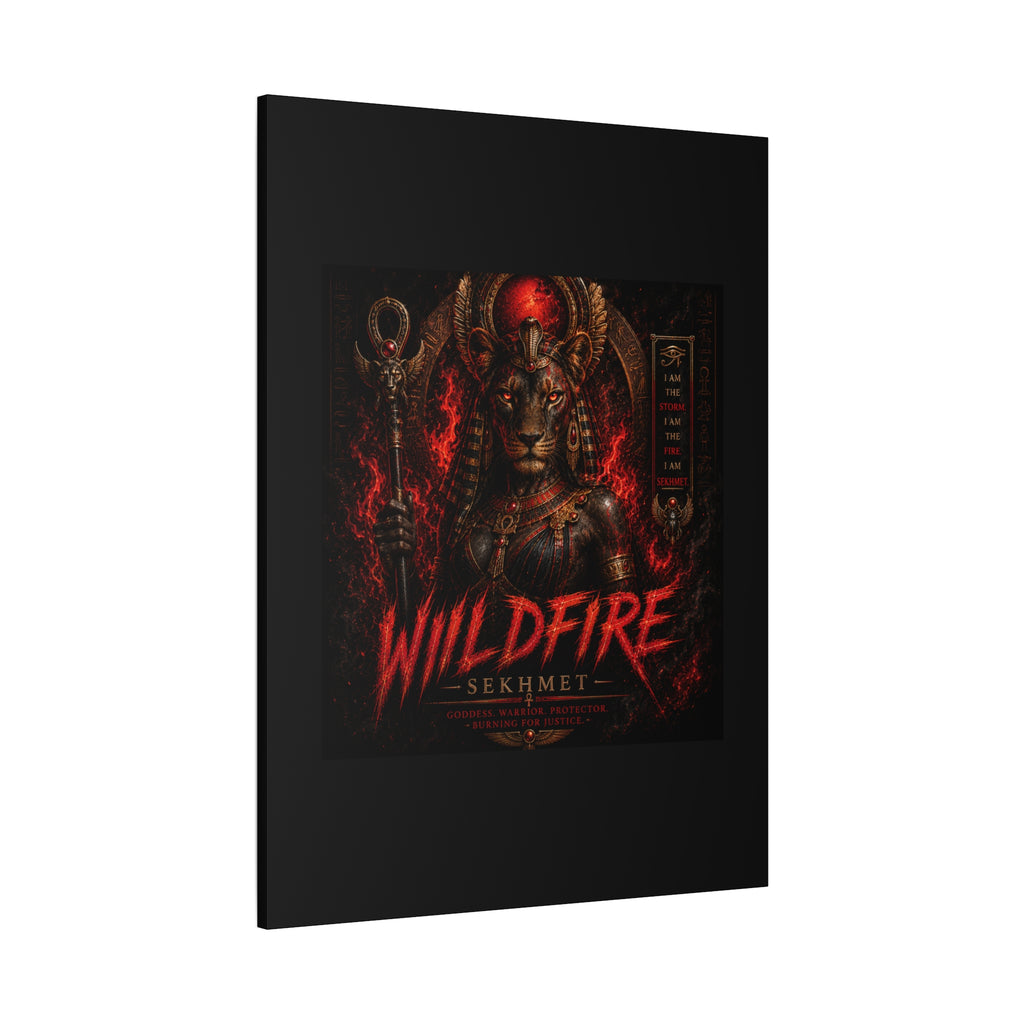 Wildfire Sekhmet Canvas — ‘WILDFIRE Matte Stretched Wall Art