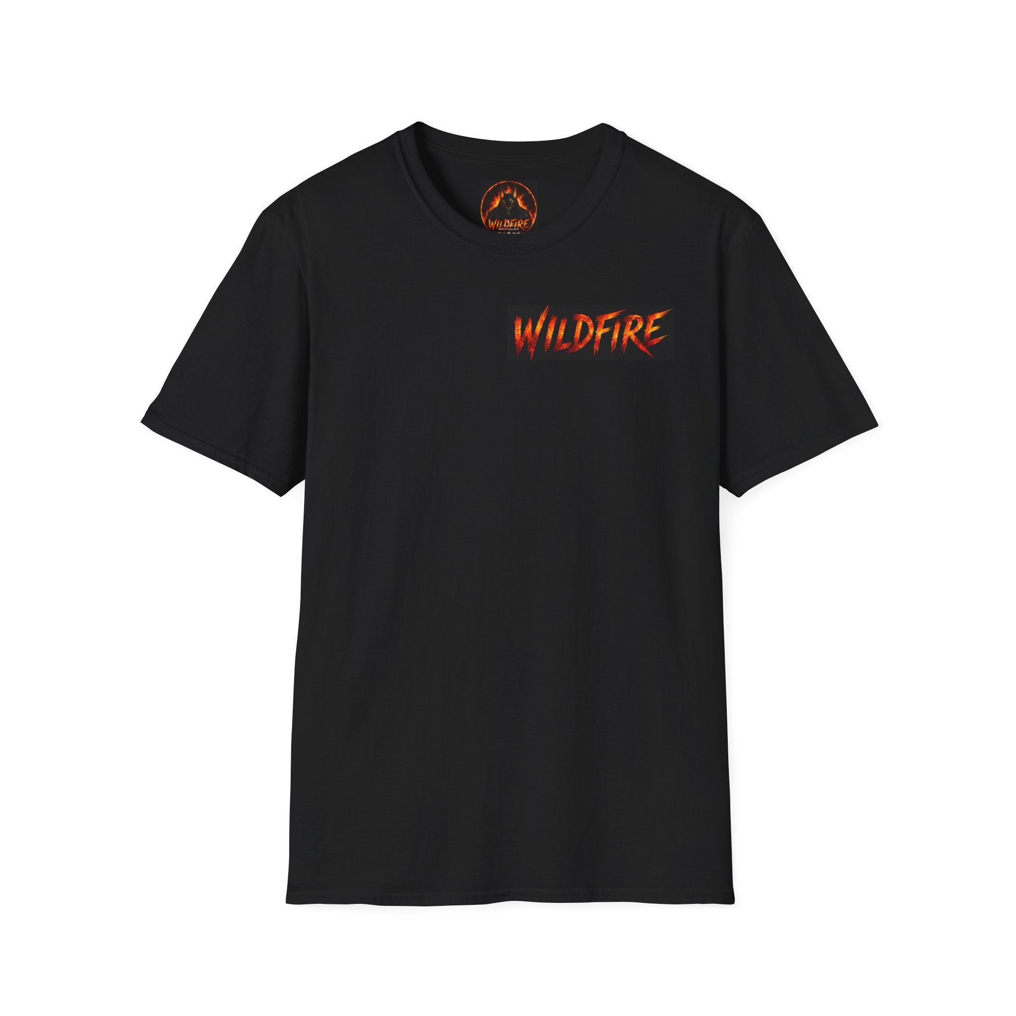 Wildfire Anubis T-Shirt — Bold Fire Graphic Tee