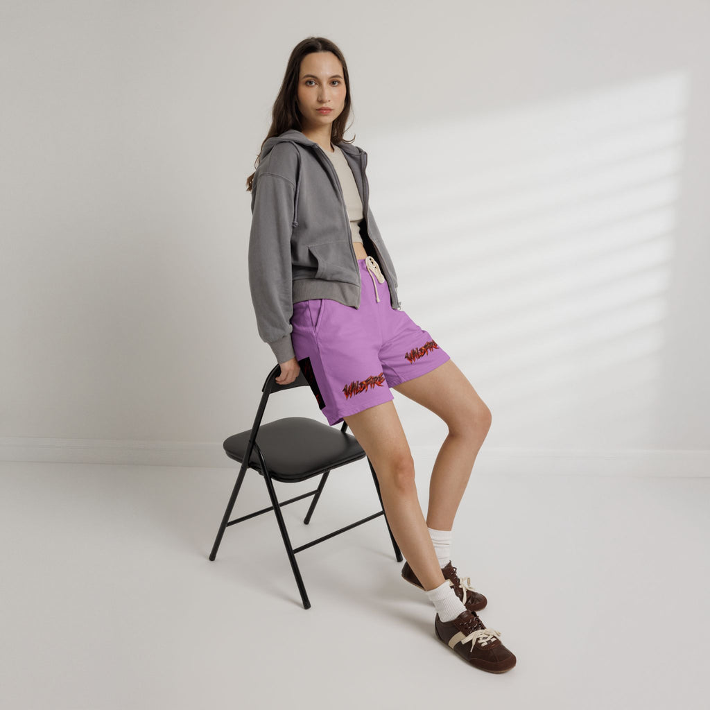 Wildfire Anubis Graphic Sweat Shorts — Lightweight Fleece Lounge Shorts