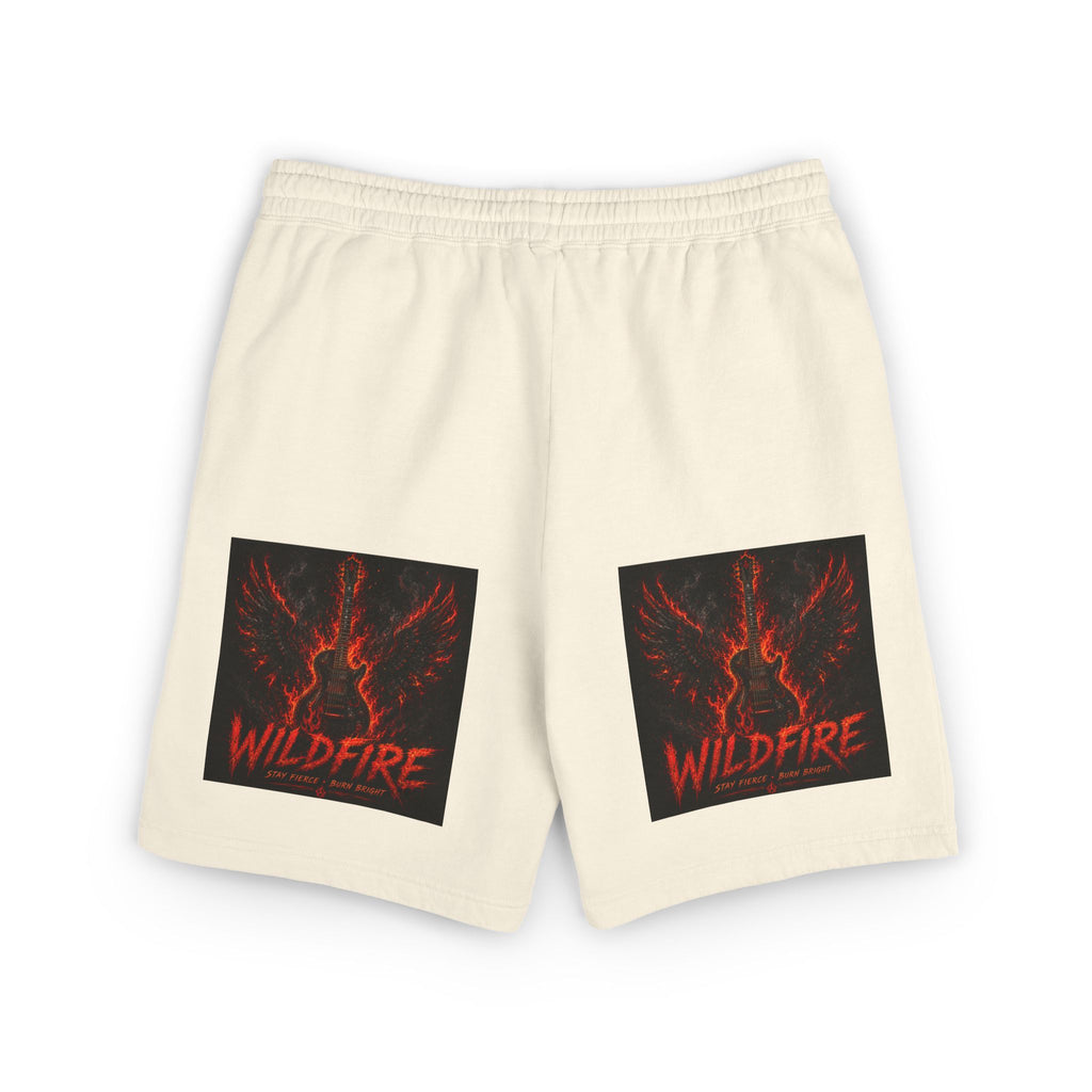 Wildfire Anubis Graphic Sweat Shorts — Lightweight Fleece Lounge Shorts
