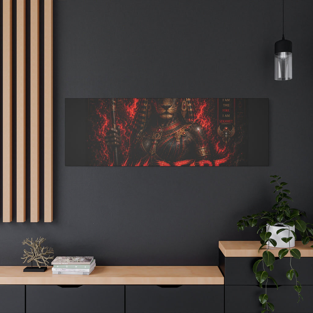 Wildfire Sekhmet Canvas — ‘WILDFIRE Matte Stretched Wall Art