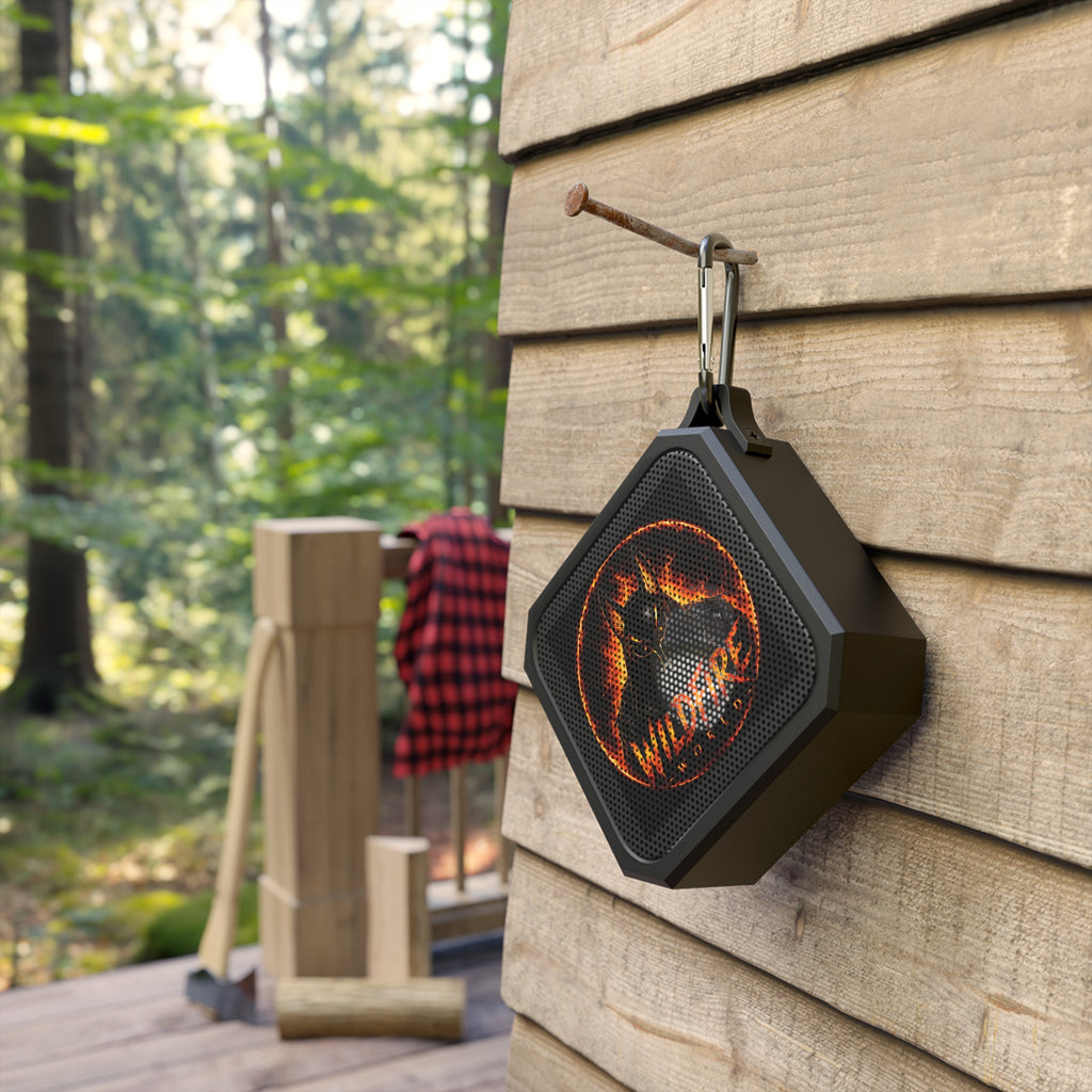 Wildfire World Portable Bluetooth Speaker — Rugged Outdoor Speaker with Fiery Demon Design