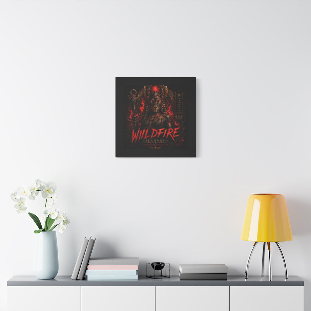 Wildfire Sekhmet Canvas — ‘WILDFIRE Matte Stretched Wall Art