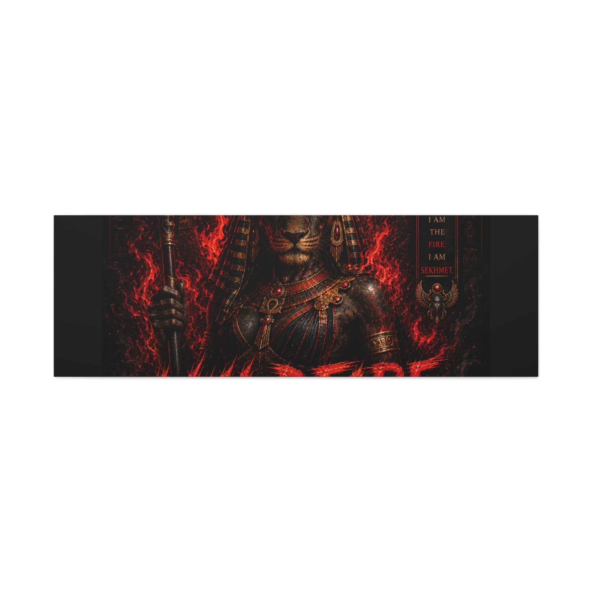 Wildfire Sekhmet Canvas — ‘WILDFIRE Matte Stretched Wall Art