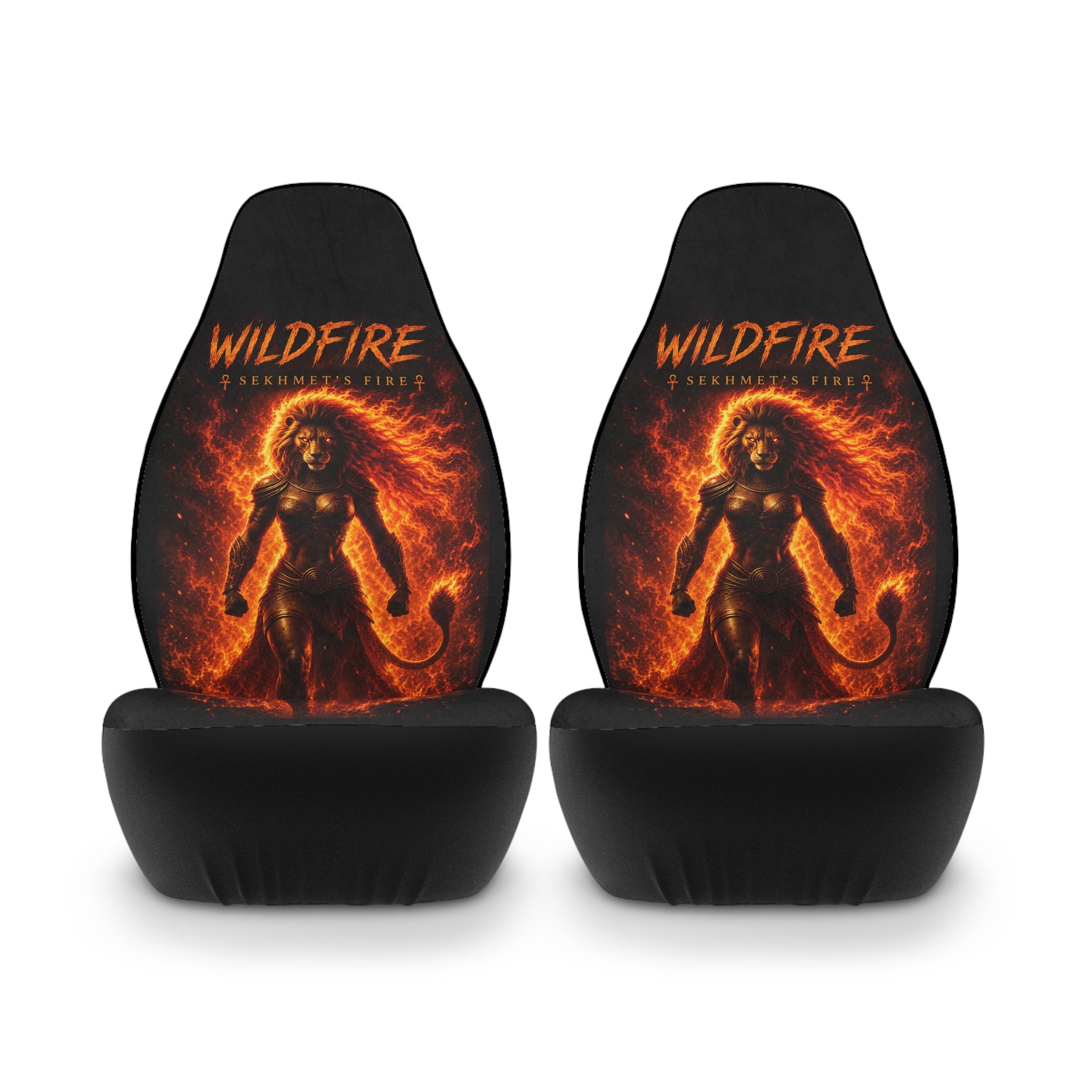 Wildfire Sekhmet Car Seat Covers — Polyester Auto Seat Protector