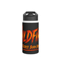 Wildfire Stainless Steel Water Bottle — “Fierce Burn Bright” Flame Logo