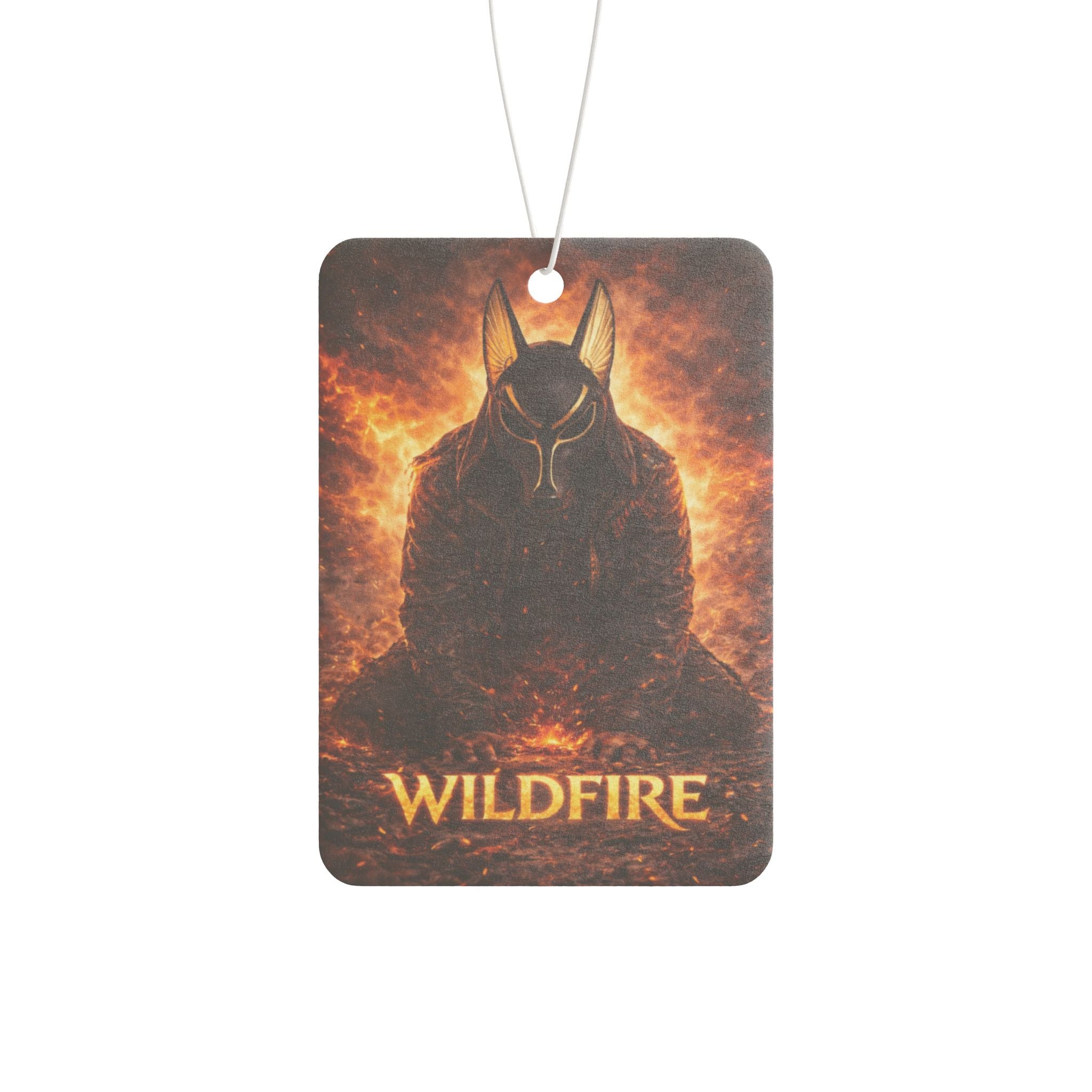 Car Air Freshener — 'Wildfire' Fiery Design Scented Ornament