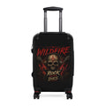 Wildfire 'Rock Never Dies' Skull Suitcase - Hard Shell Rolling Luggage for Rock Fans