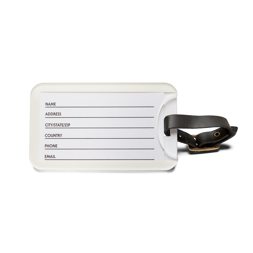Wildfire Skull Luggage Tag — Flame Skull Travel ID Tag