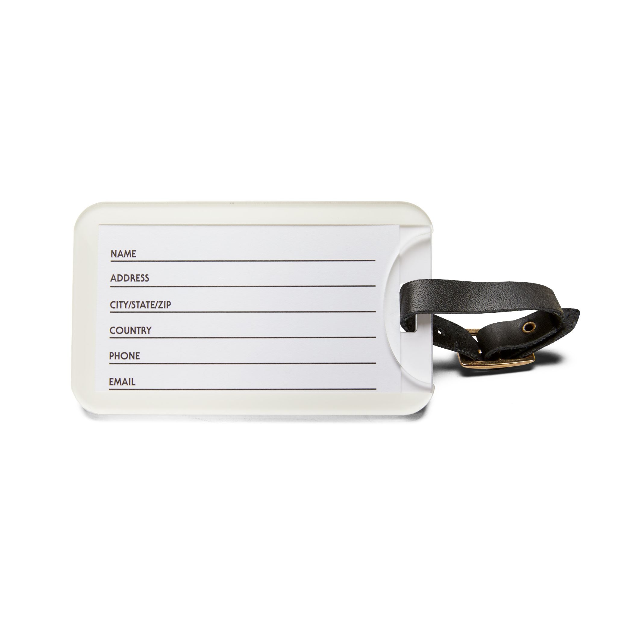 Wildfire Skull Luggage Tag — Flame Skull Travel ID Tag