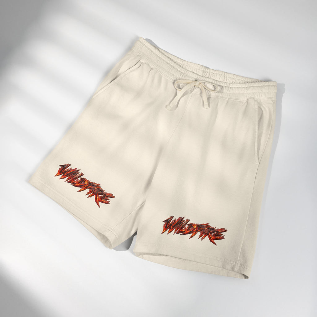 Wildfire Anubis Graphic Sweat Shorts — Lightweight Fleece Lounge Shorts