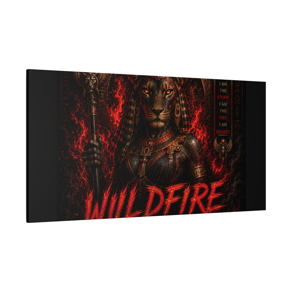 Wildfire Sekhmet Canvas — ‘WILDFIRE Matte Stretched Wall Art