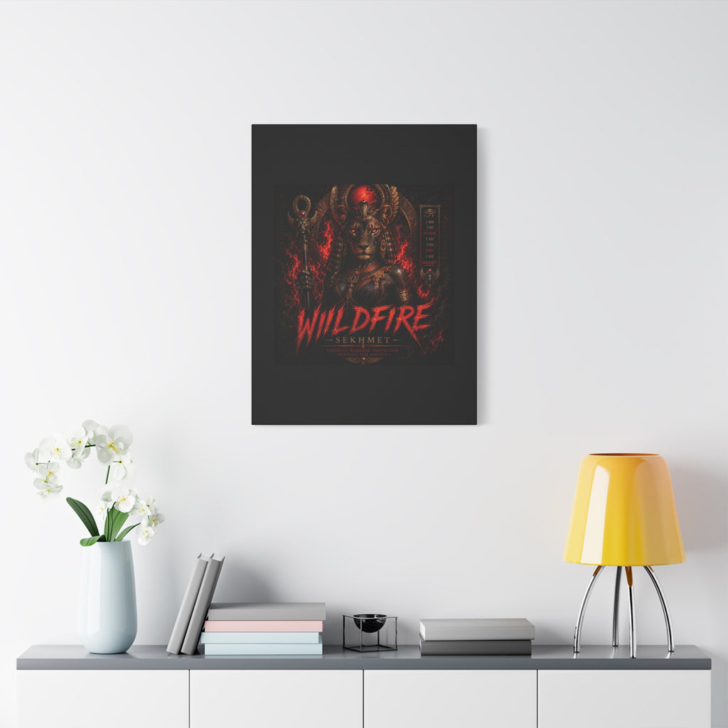 Wildfire Sekhmet Canvas — ‘WILDFIRE Matte Stretched Wall Art
