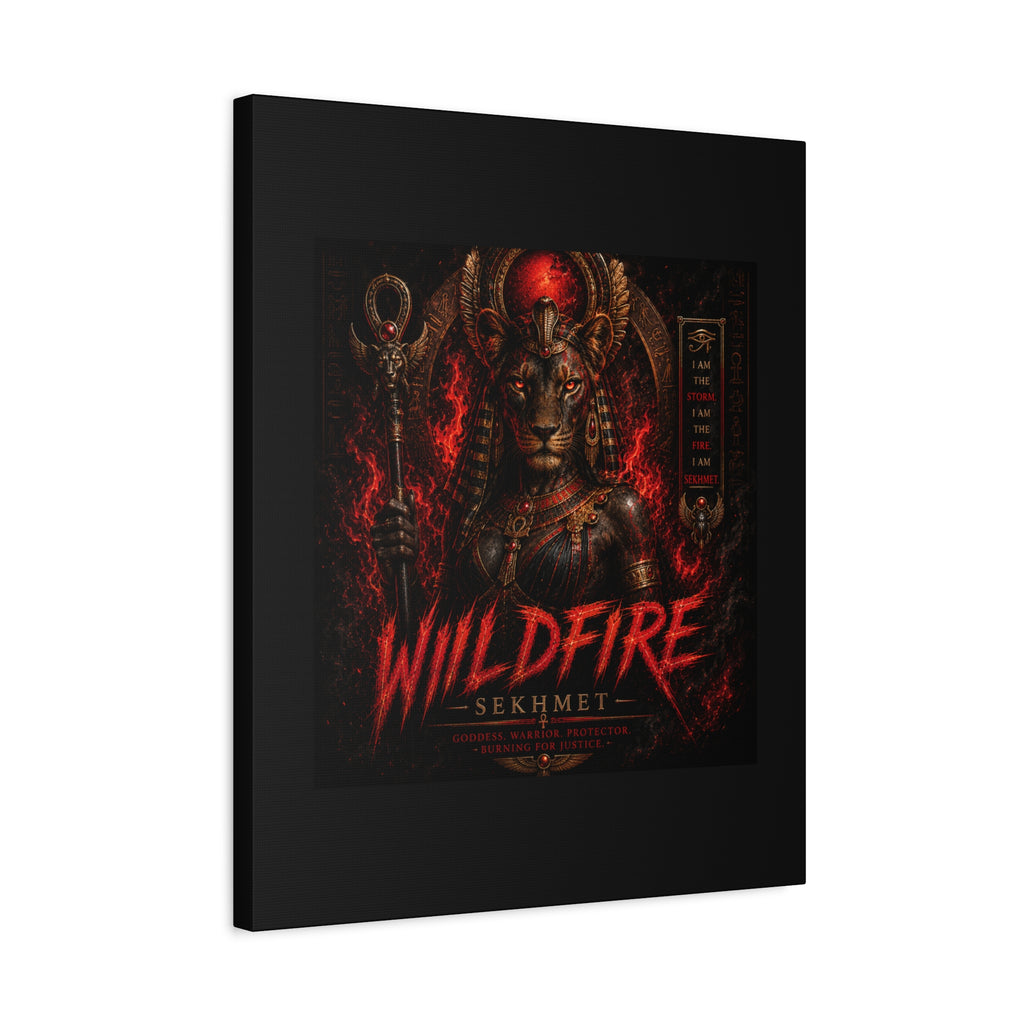 Wildfire Sekhmet Canvas — ‘WILDFIRE Matte Stretched Wall Art