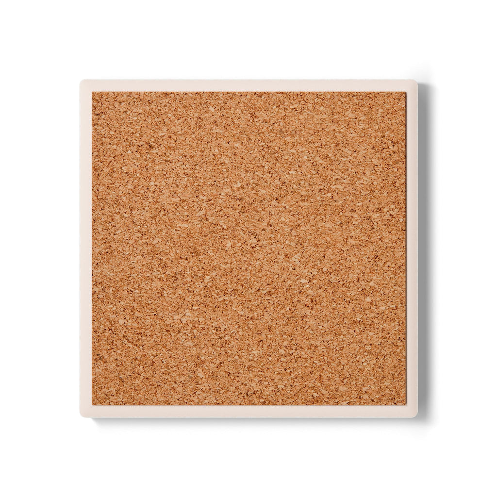 Wildfire Ceramic Coaster — Fiery Anubis Design, "Stay Fierce Burn Bright"