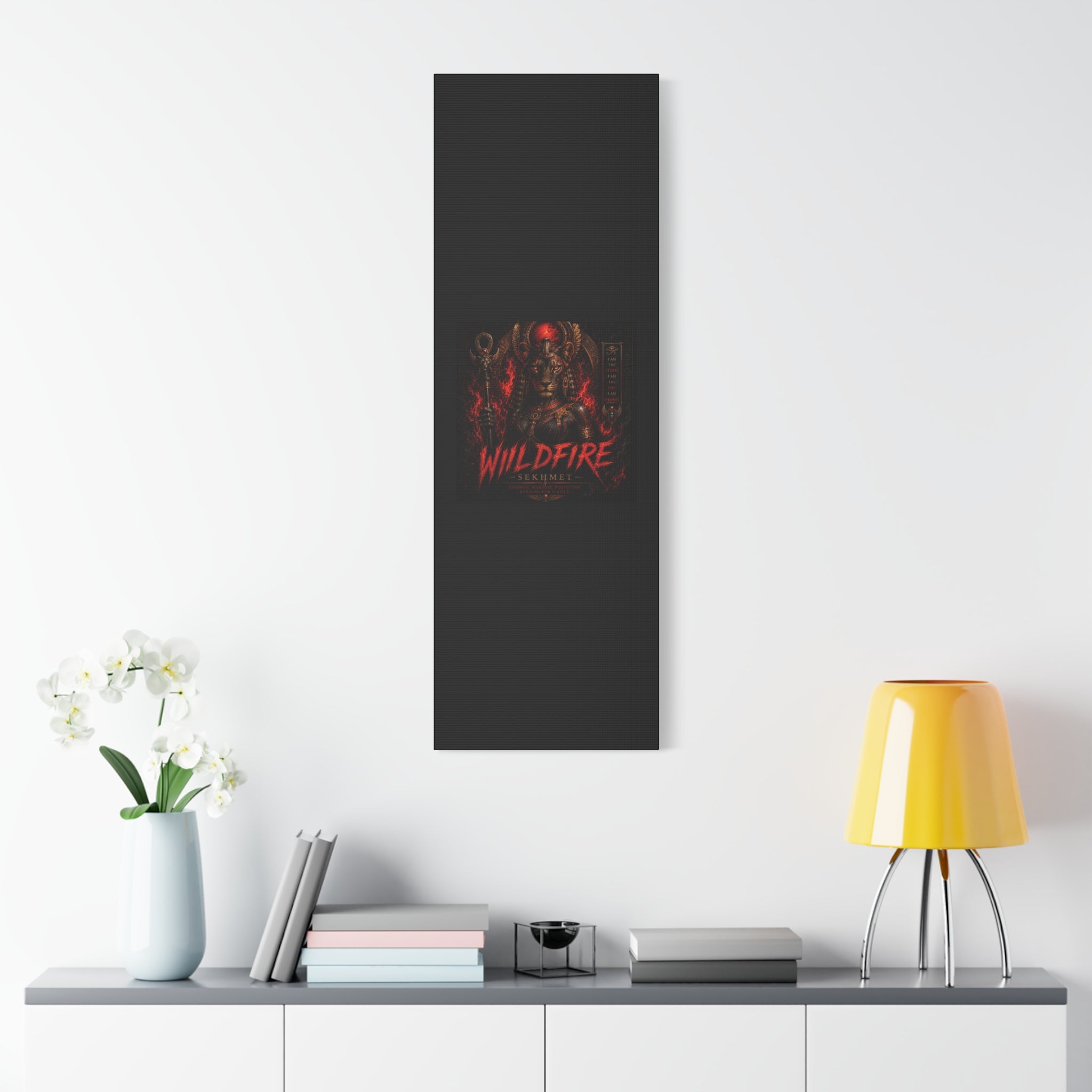 Wildfire Sekhmet Canvas — ‘WILDFIRE Matte Stretched Wall Art