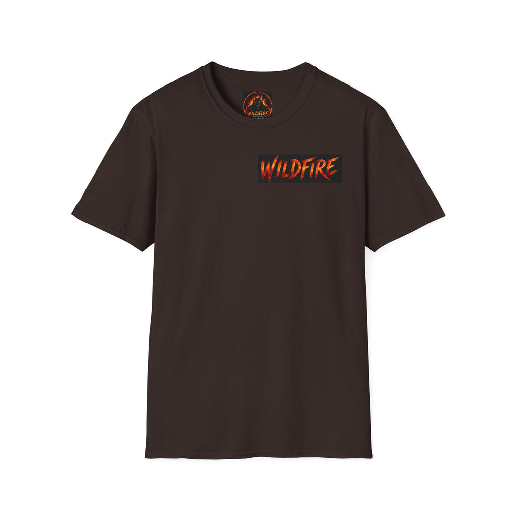 Wildfire Anubis T-Shirt — Bold Fire Graphic Tee