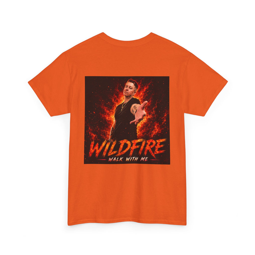 Wildfire Graphic Tee — "Walk With Me" Backprint