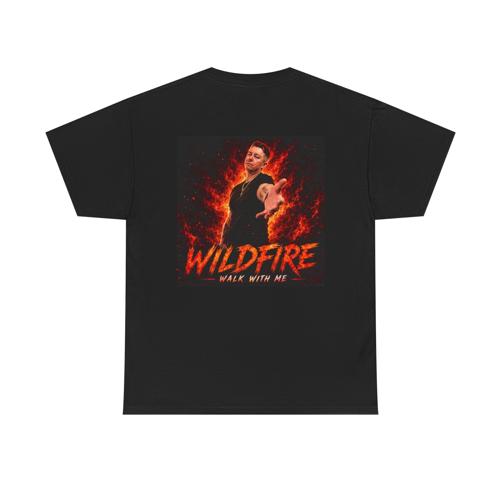 Wildfire Graphic Tee — "Walk With Me" Backprint